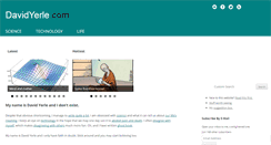 Desktop Screenshot of davidyerle.com